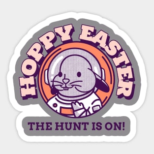 Hoppy Easter Bunny Sticker